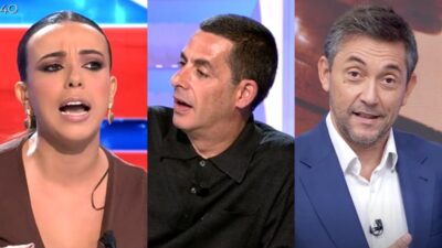 Sarah Santaolalla, Antonio Naranjo y Javier Ruiz.