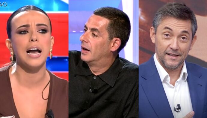 Sarah Santaolalla, Antonio Naranjo y Javier Ruiz.