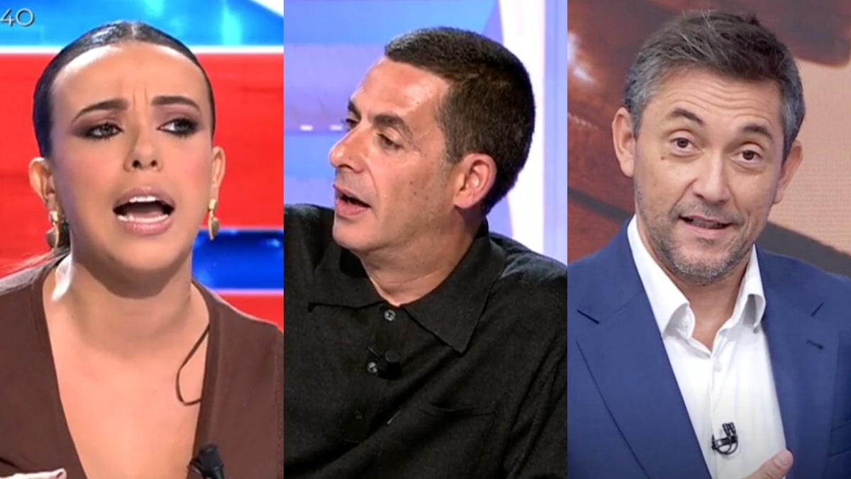 Sarah Santaolalla, Antonio Naranjo y Javier Ruiz.