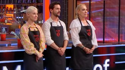 Soraya Arnelas, Alejo Sauras y Rosa Benito en 'MasterChef Celebrity'.