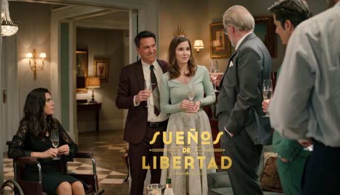 Begoña y Gabriel en 'Sueños de libertad'.