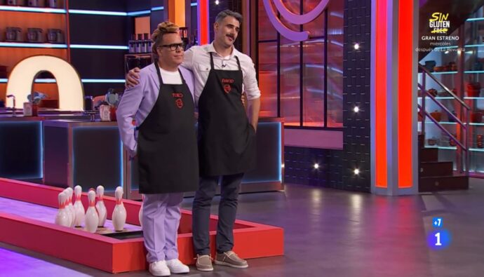 Torito y David Amor en 'MasterChef Celebrity'.