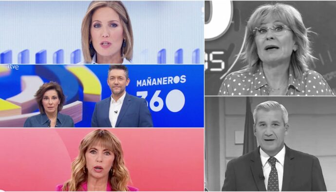 TVE arrasa a Telemadrid en audiencias.