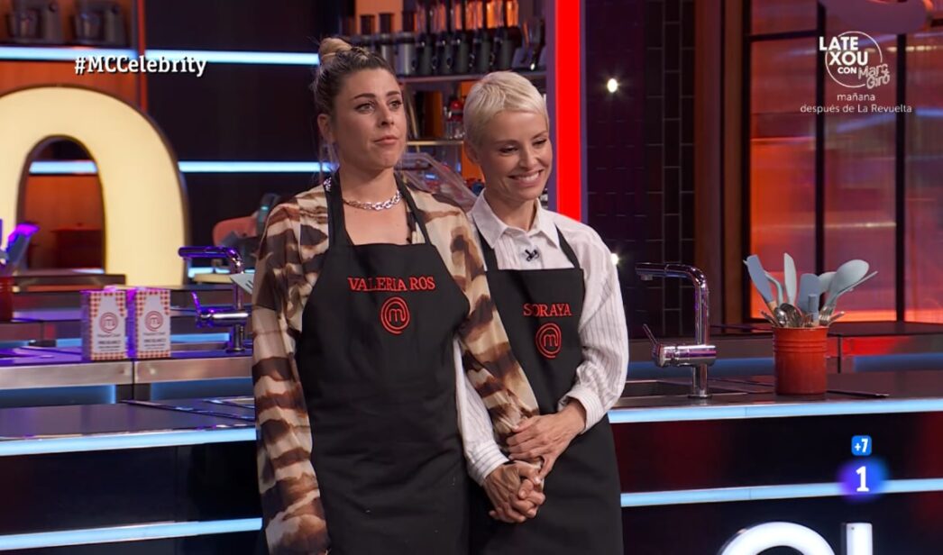 Valeria Ros y Soraya Arnelas en 'MasterChef Celebrity'.