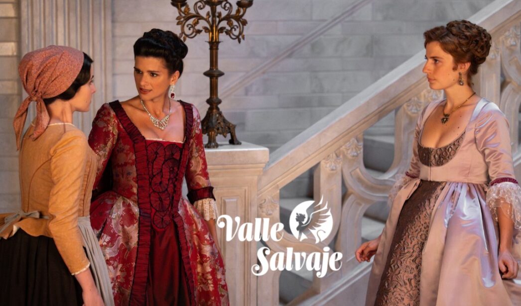 Luisa, Victoria y Adriana en 'Valle Salvaje'.