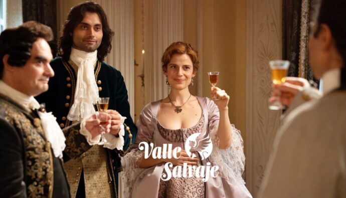 Rafael y Adriana en 'Valle Salvaje'.