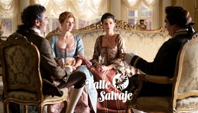 José Luis, Adriana y Victoria en 'Valle Salvaje'.