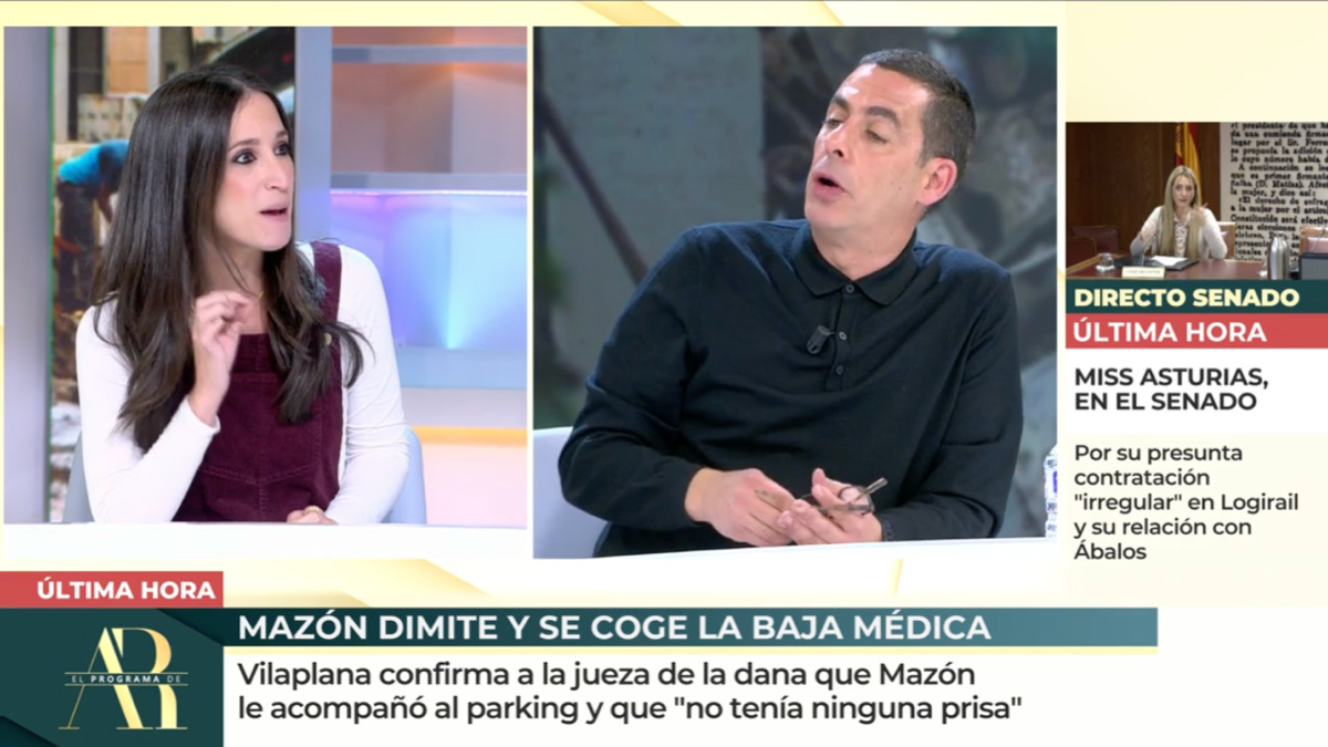 Estefanía Molina y Antonio Naranjo en 'El programa de AR'