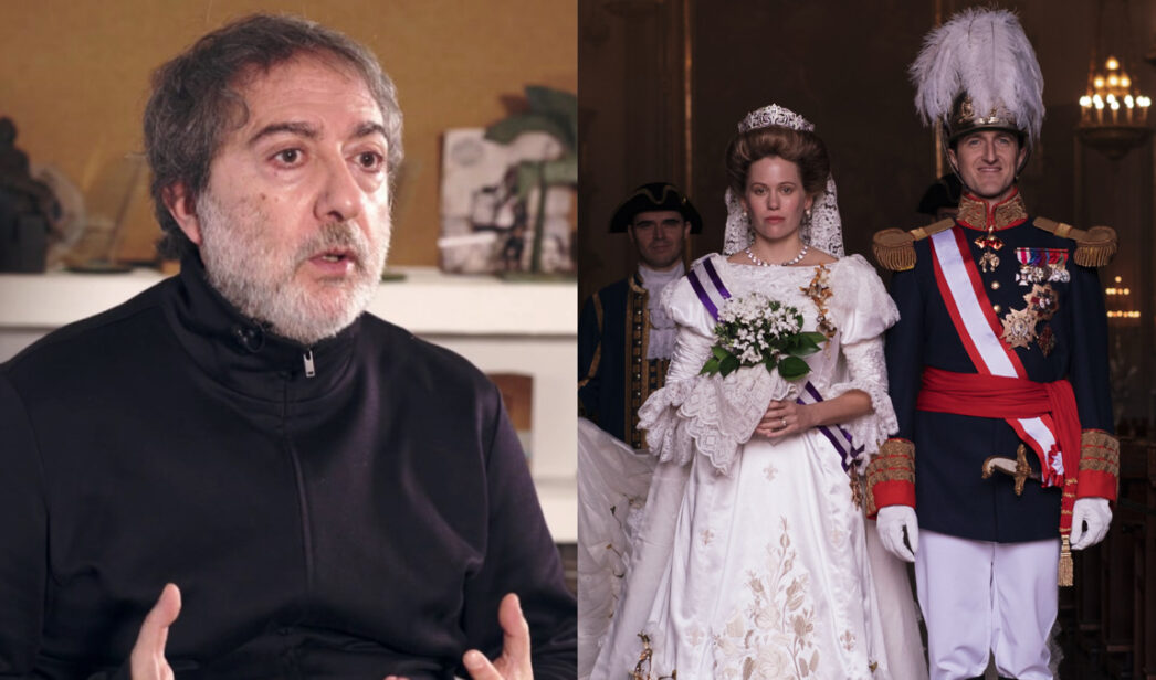 Javier Olivares y escena de la serie de La 1 de TVE 'ENA'