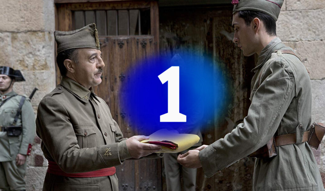 'Mientras dure la guerra' y logo de La 1