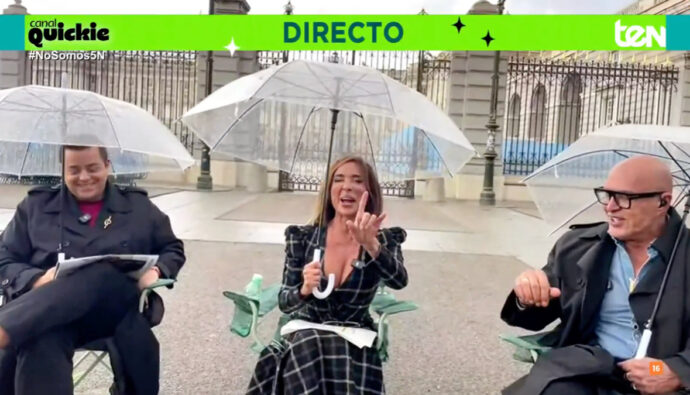 Kiko Matamoros, David Insua y María Patiño en 'No somos nadie'