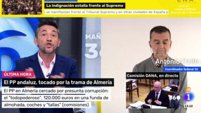 Javier Ruiz y Antonio Maíllo, enfrentados en 'Mañaneros 360'