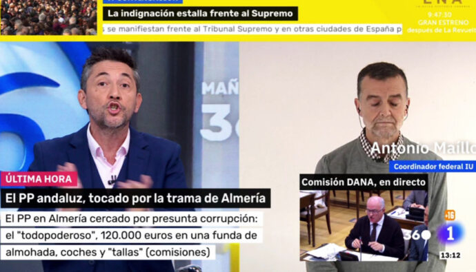Javier Ruiz y Antonio Maíllo, enfrentados en 'Mañaneros 360'