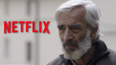 Imanol Arias y logo de Netflix