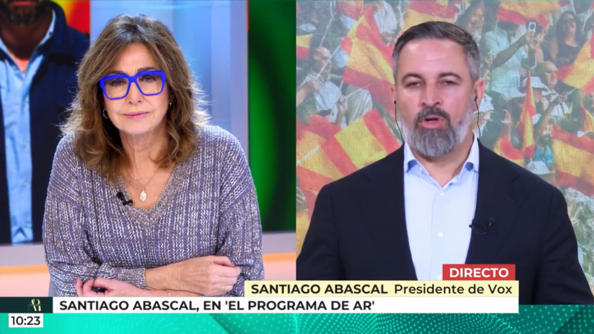 Ana Rosa Quintana y Santiago Abascal
