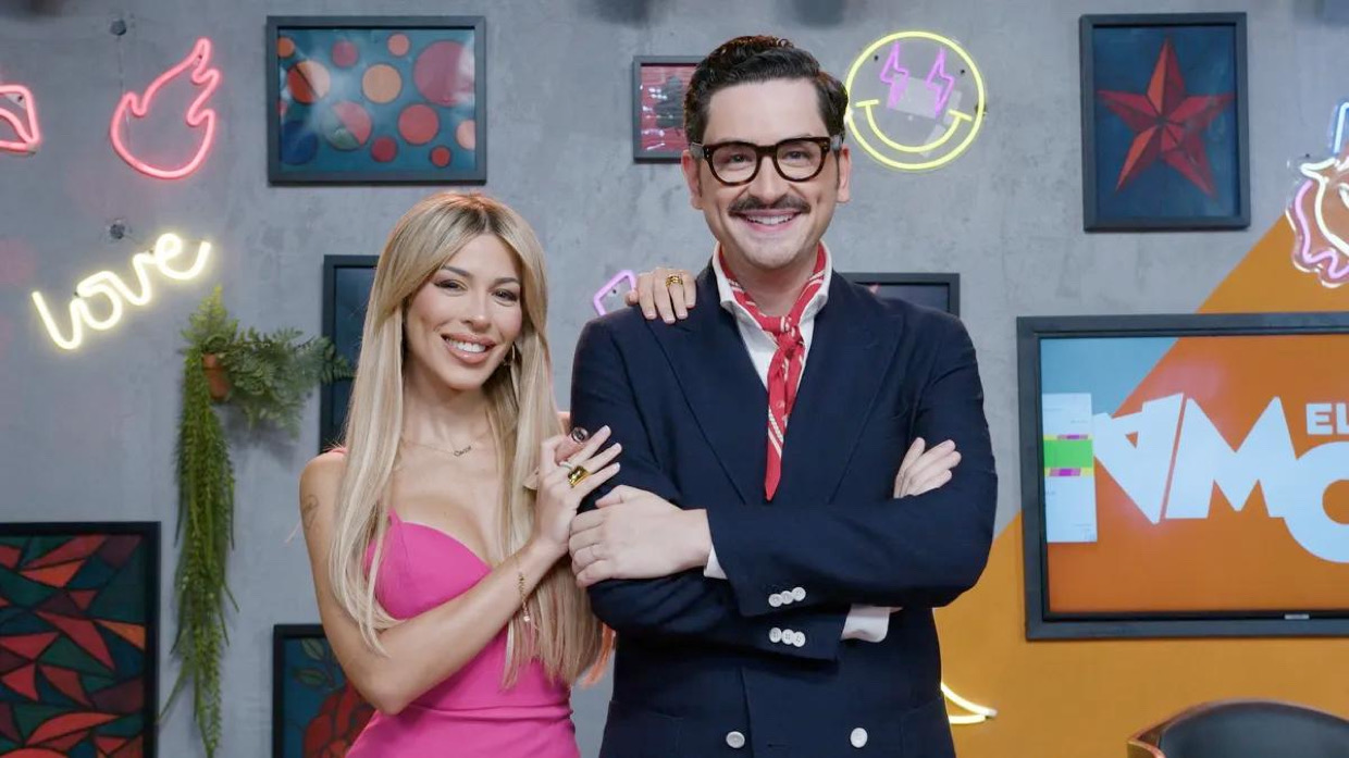 Sebastián y Oriana promocionando 'El loco amor'