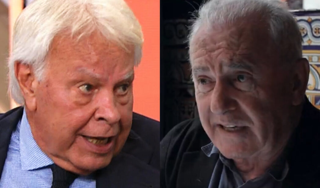 Felipe González y Víctor Manuel