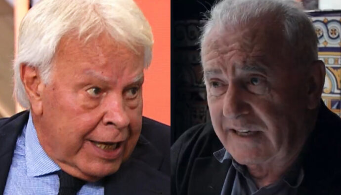 Felipe González y Víctor Manuel