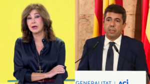 Ana Rosa Quintana y Carlos Mazón.