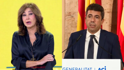 Ana Rosa Quintana y Carlos Mazón.