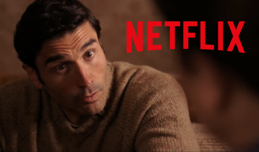 Álex García y el logo de Netflix