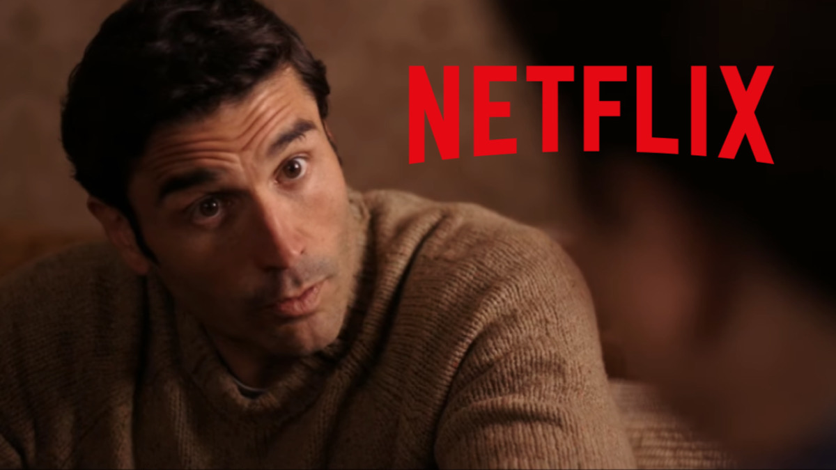 Álex García y el logo de Netflix