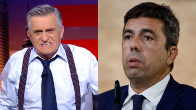 El Gran Wyoming y Carlos Mazón