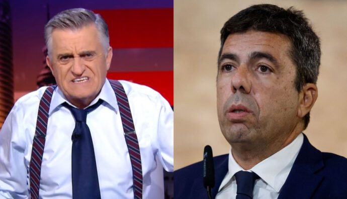 El Gran Wyoming y Carlos Mazón