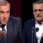 Xabier Fortes y el Gran Wyoming al recoger el Premio Ondas