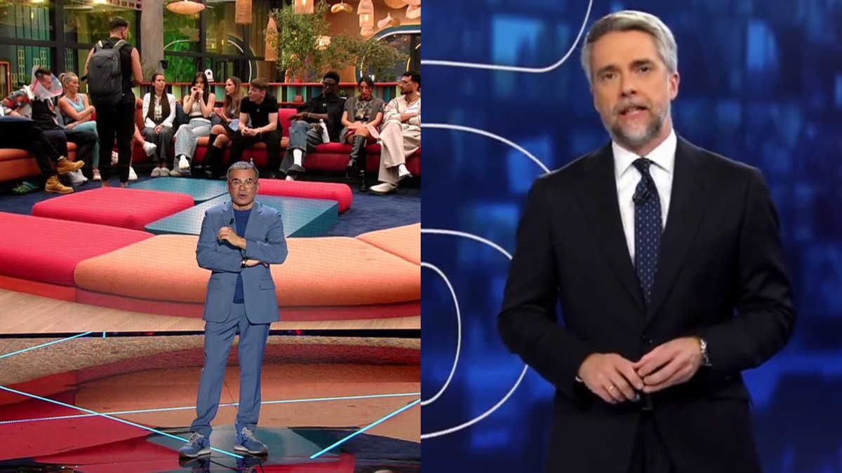 Jorge Javier y la casa de 'Gran Hermano' y Carlos Franganillo