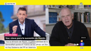 Pedro Piqueras habla de Mazón ante Javier Ruiz