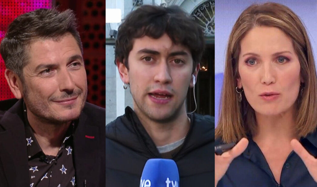 Carlos del Amor, Daniel Fortes y Silvia Intxaurrondo.