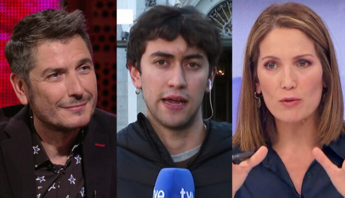 Carlos del Amor, Daniel Fortes y Silvia Intxaurrondo.