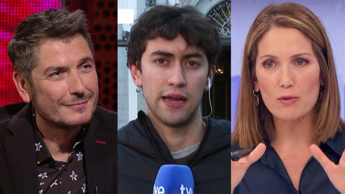 Carlos del Amor, Daniel Fortes y Silvia Intxaurrondo.