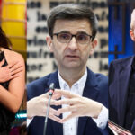 Rosalía, José Pablo López y David Broncano