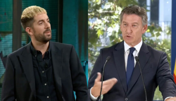 David Broncano y Alberto Núñez Feijóo