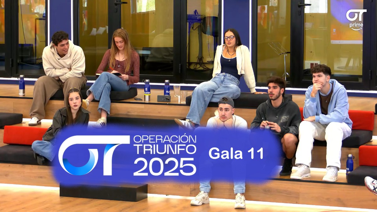 Reparto de temas de la gala 11 de 'OT 2025'.