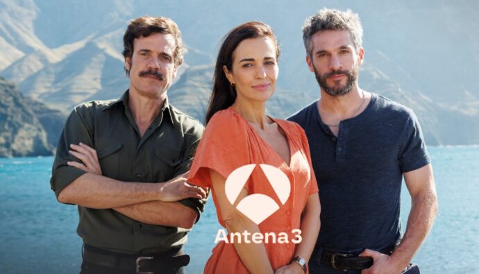 Daniel Grao, Paula Echevarría y Michel Noher, protagonistas de 'A la deriva'.