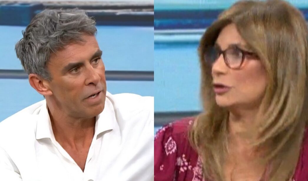 Alonso Caparróss y Gema López en 'Espejo Público'.