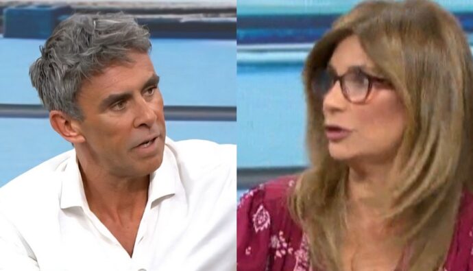 Alonso Caparróss y Gema López en 'Espejo Público'.