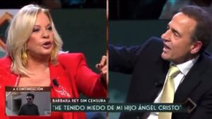 Bárbara Rey se enfrentó con Lequio en Telecinco.