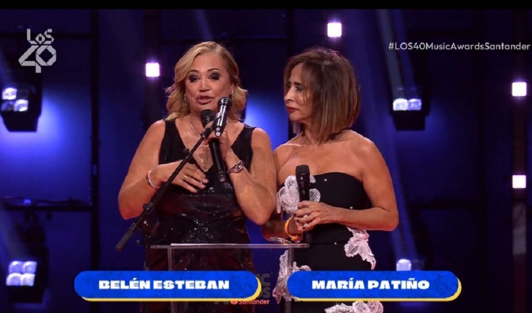 Belén Esteban y María Patiño en Los 40 Music Awards.