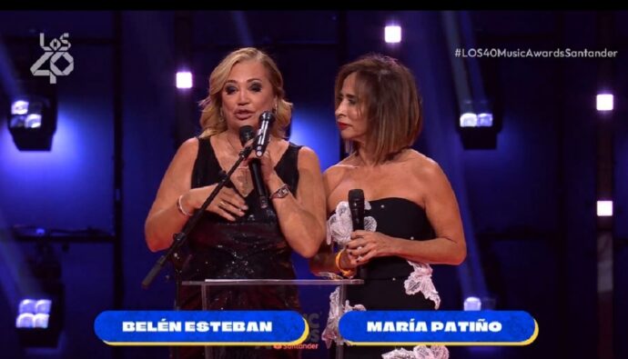 Belén Esteban y María Patiño en Los 40 Music Awards.