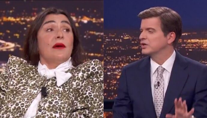 Candela Peña y Marc Giró en 'Late Xou'.