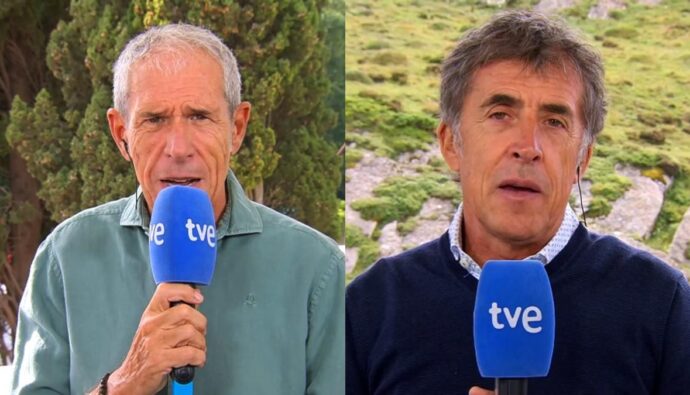 Carlos de Andrés y Perico Delgado.