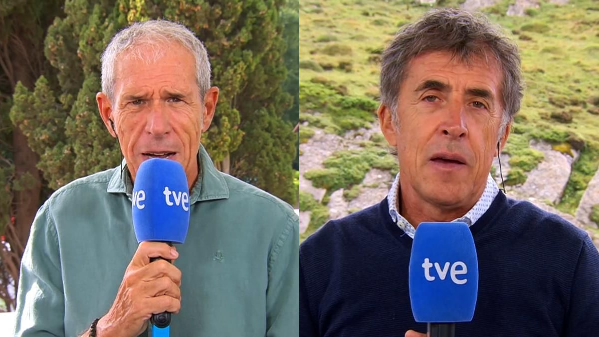 Carlos de Andrés y Perico Delgado.