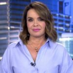 Carme Chaparro en 'Informativos Telecinco'.