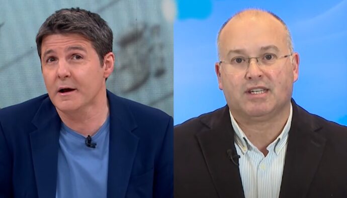 Jesús Cintora y Miguel Tellado.