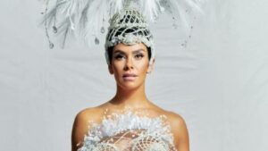 Cristina Pedroche con su modelito en las Campanadas de 2024.