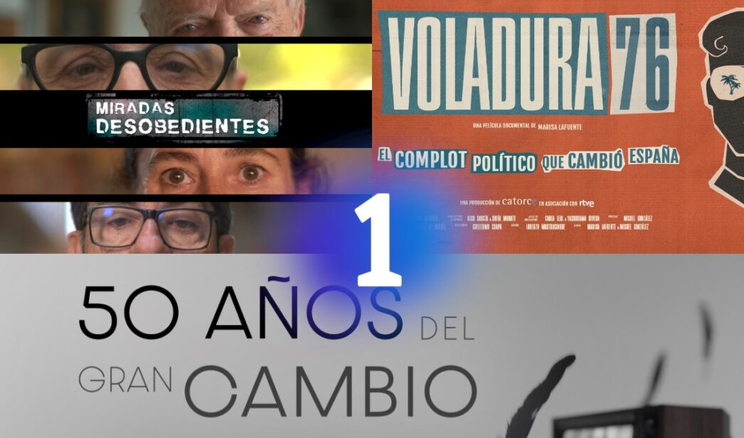 Montaje de los documentales de '50 años del gran cambio'.